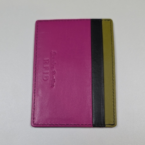 Genuine Leather RFID Card Holder - Minimalist - Picture 3 of 4